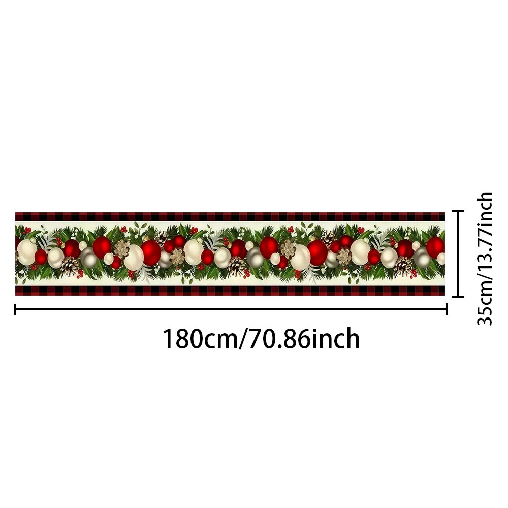 Christmas Table Runner Red Bla - Christmas Table Runner review and price
