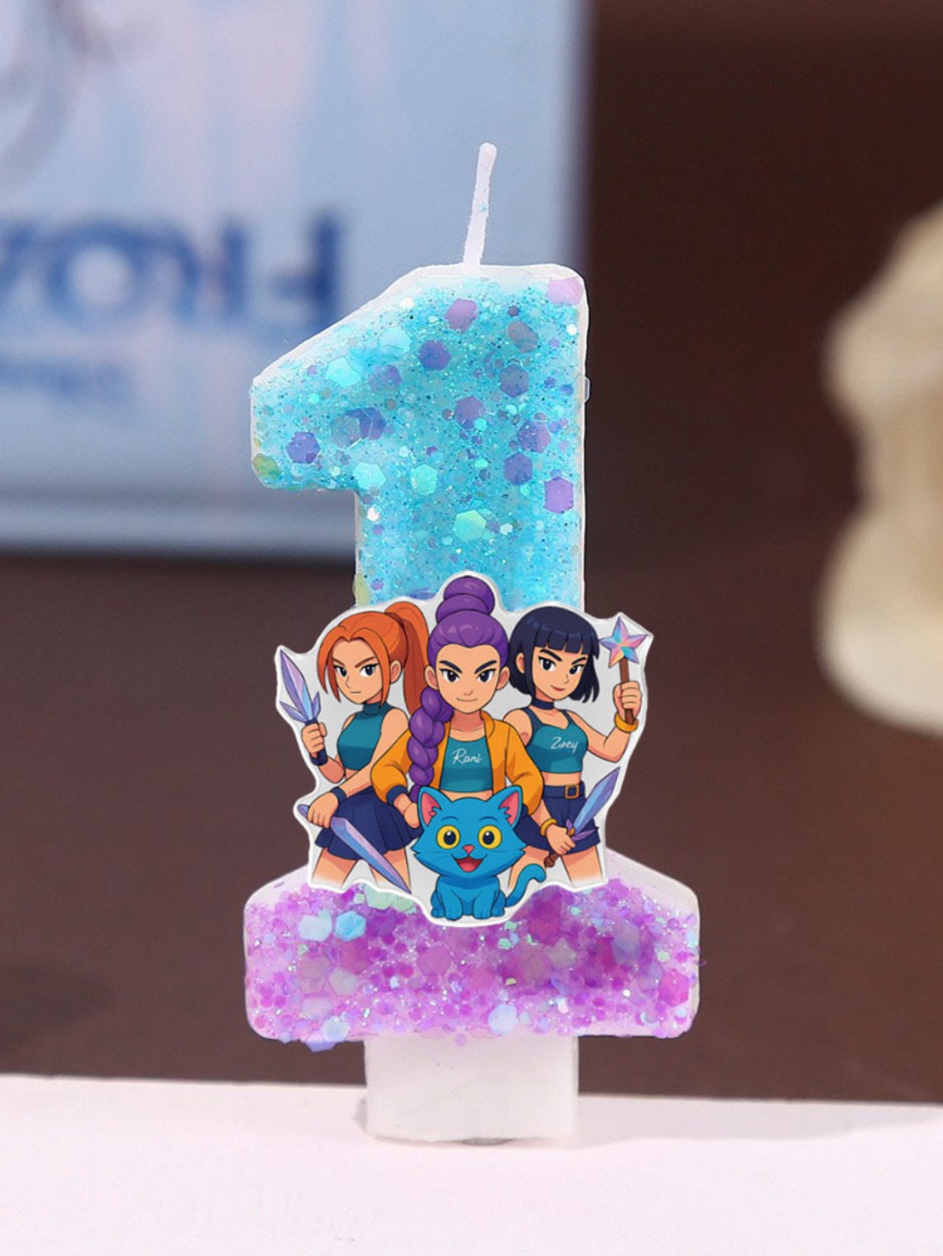 KPOP Blue and Purple Girl Powe - Holiday Candle Set review and price