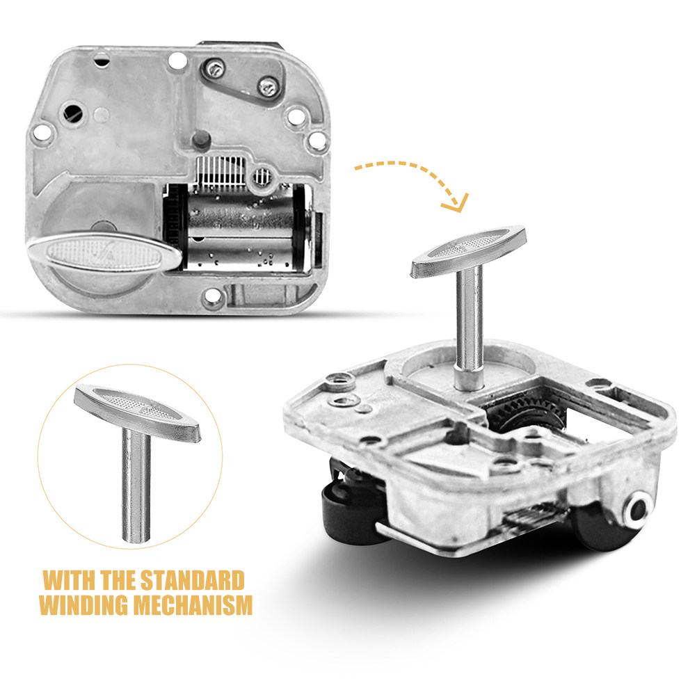 8Pcs Music Box Key Winder Meta - Snow Globe Musical review and price
