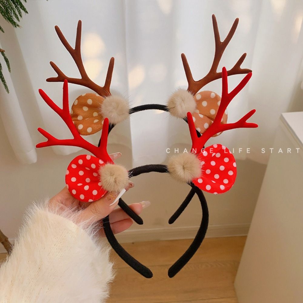 Fashion Shiny Christmas Headba - Reindeer Antlers Headband review and price