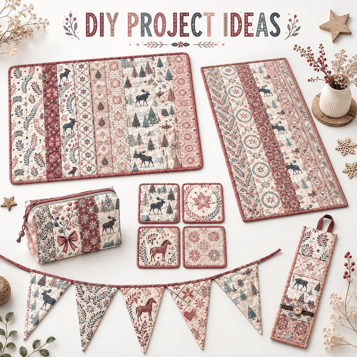 10pcs Christmas Snow Bird Patt - Christmas Table Runner review and price