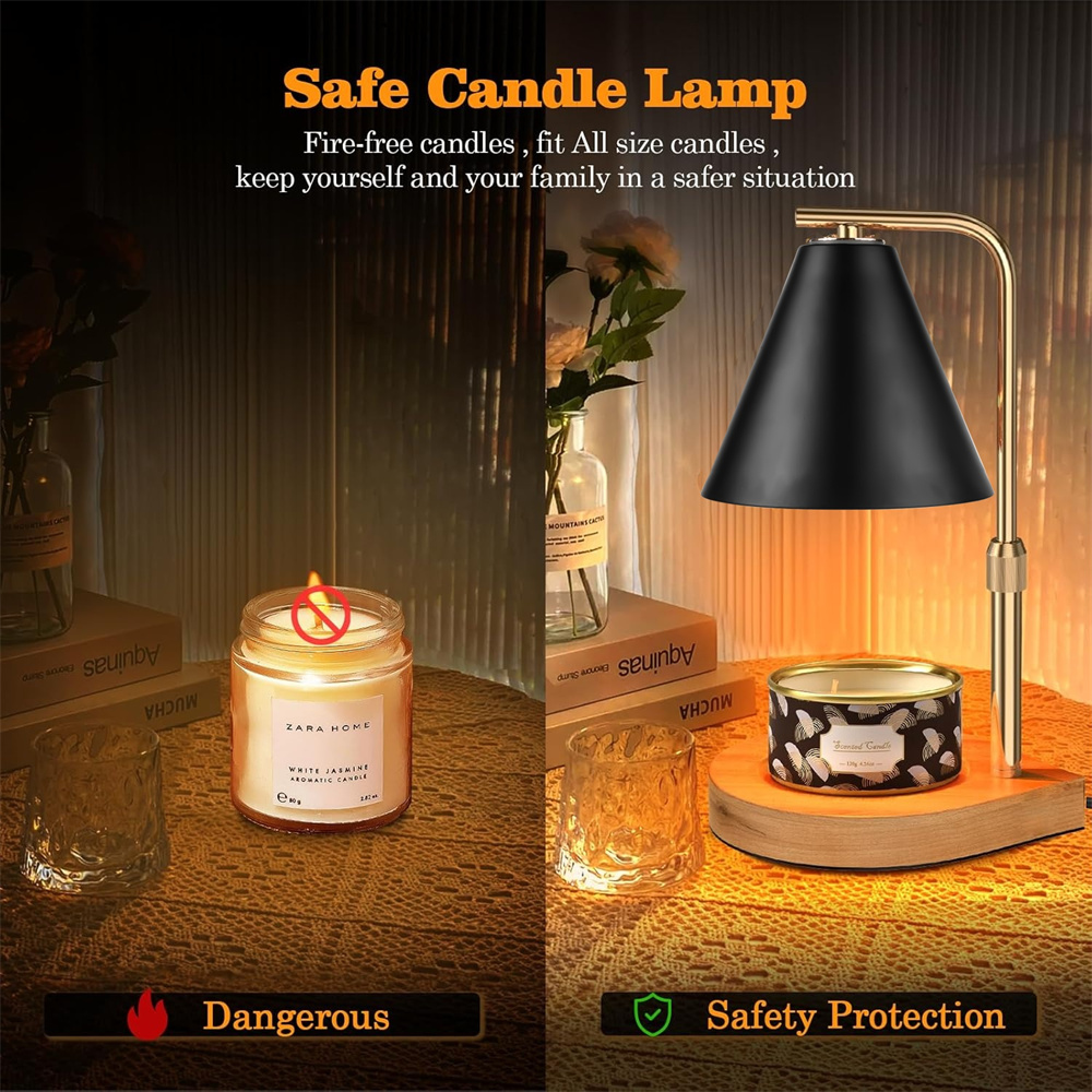 Black Candle Warmer Lamp with  - Holiday Candle Set review and price