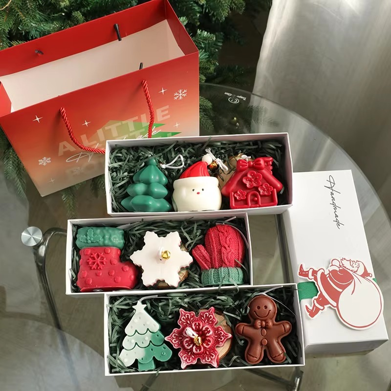 3Pcs Handmade Christmas Scente - Holiday Candle Set review and price
