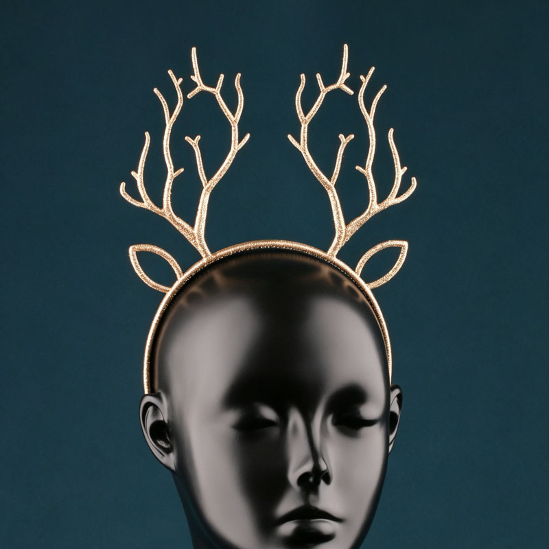 Festive Christmas Glitter Rein - Reindeer Antlers Headband review and price