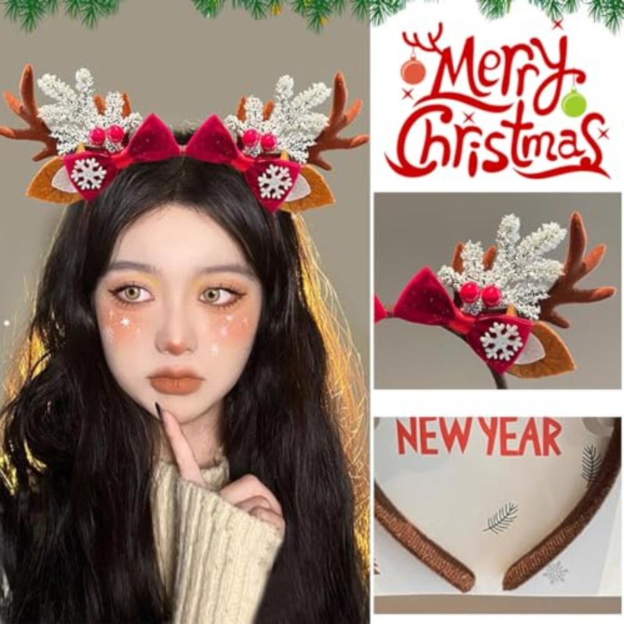 Cute Christmas Headband for Wo - Reindeer Antlers Headband review and price