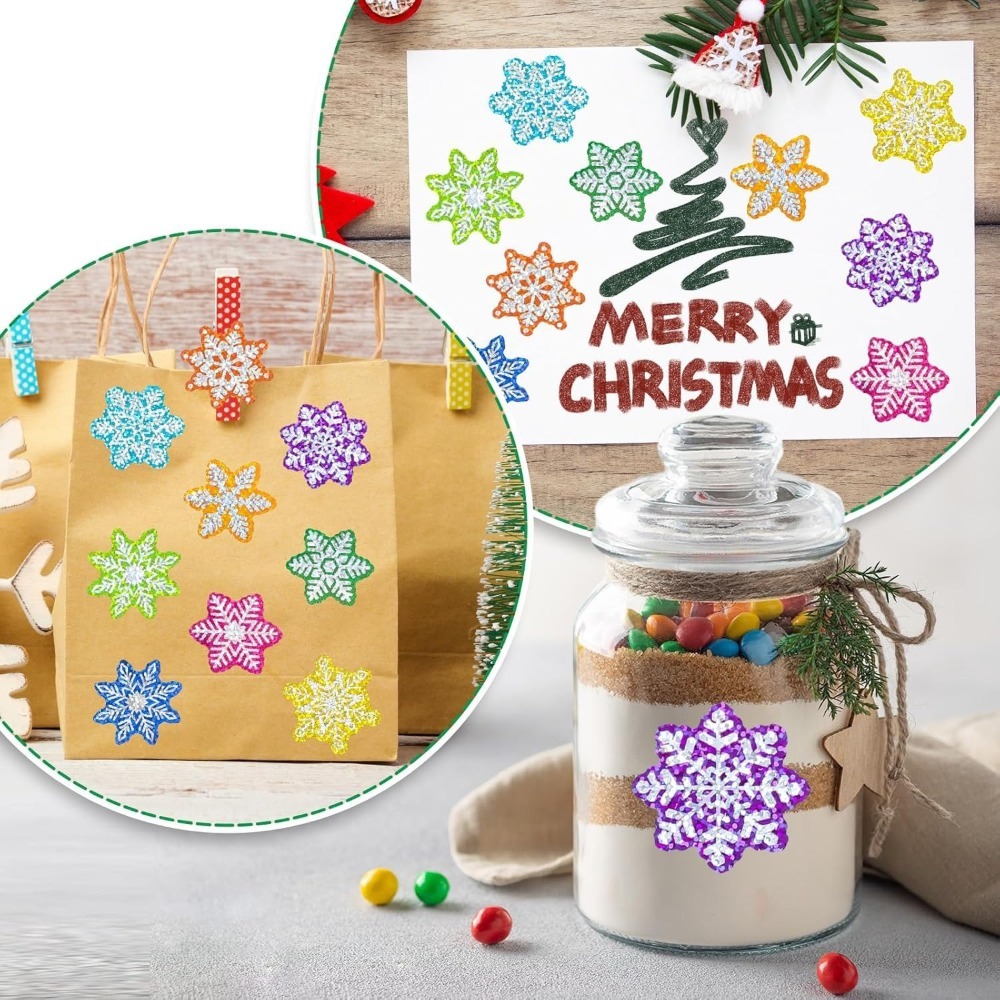 500Pcs/Roll Decorative Paper C - Snowflake Window Decal review and price
