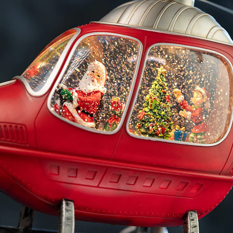 Rotating Helicopter Music Box  - Snow Globe Musical review and price