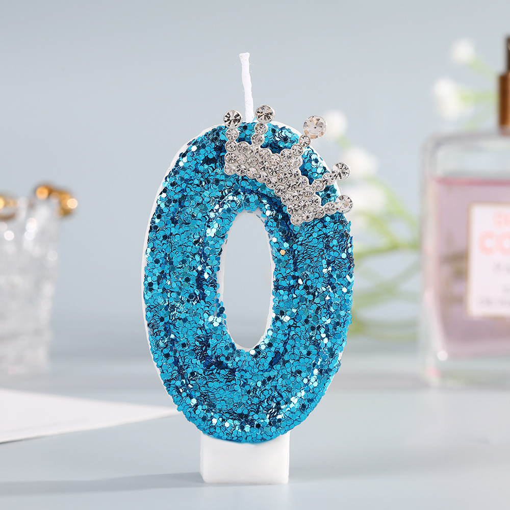 Blue Crown Number Birthday Can - Holiday Candle Set review and price