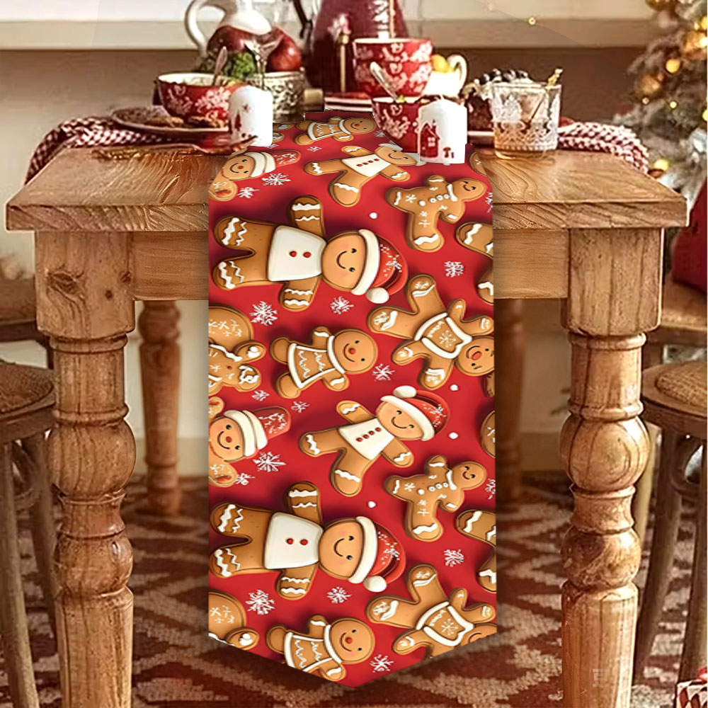 Christmas Table Runner Gingerb - Christmas Table Runner review and price