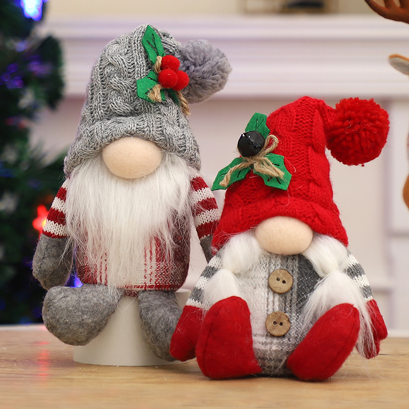2Pcs Christmas Faceless Gnome  - Santa Hat Plush review and price