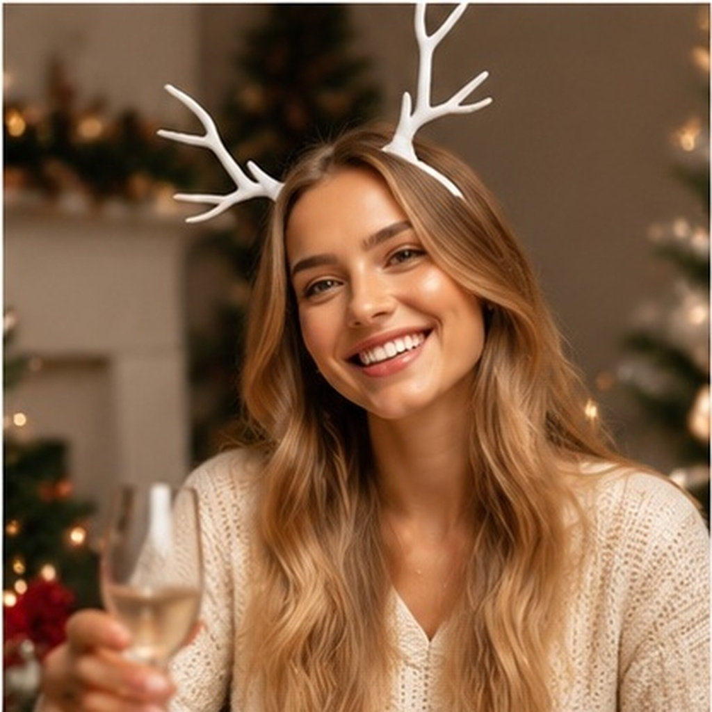 1Pcs Exquisite Reindeer Antler - Reindeer Antlers Headband review and price