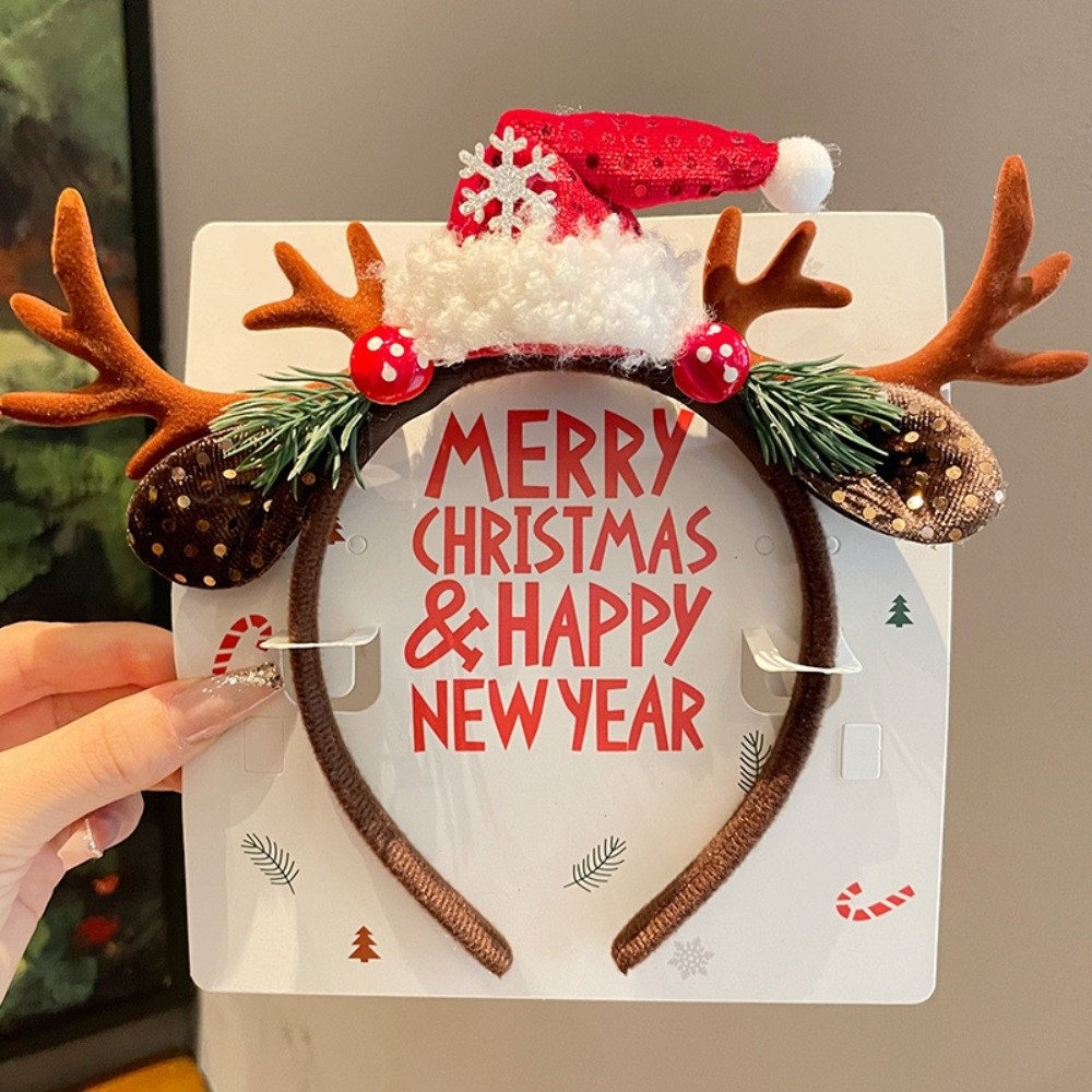 Cosplay Red Velvet Antler Hair - Reindeer Antlers Headband review and price