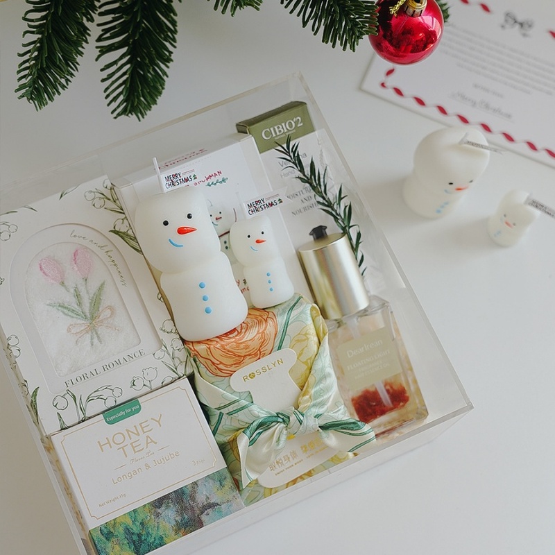 2Pcs/set Merry Christmas Snowm - Holiday Candle Set review and price