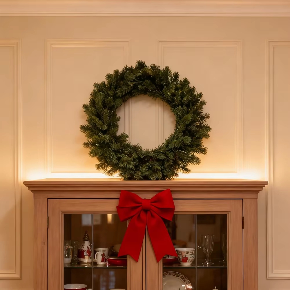 Artificial Pine Wreath Plant C - Christmas Wreath Fake review and price