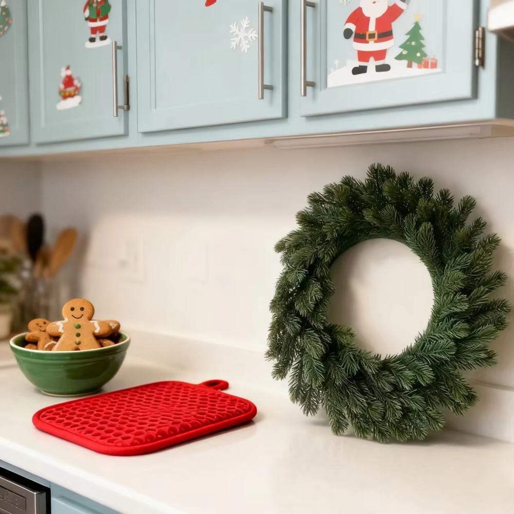 Artificial Pine Wreath Plant C - Christmas Wreath Fake review and price